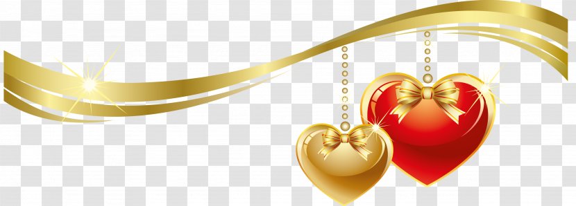 Heart Love Valentine's Day - Silhouette - Chain Transparent PNG