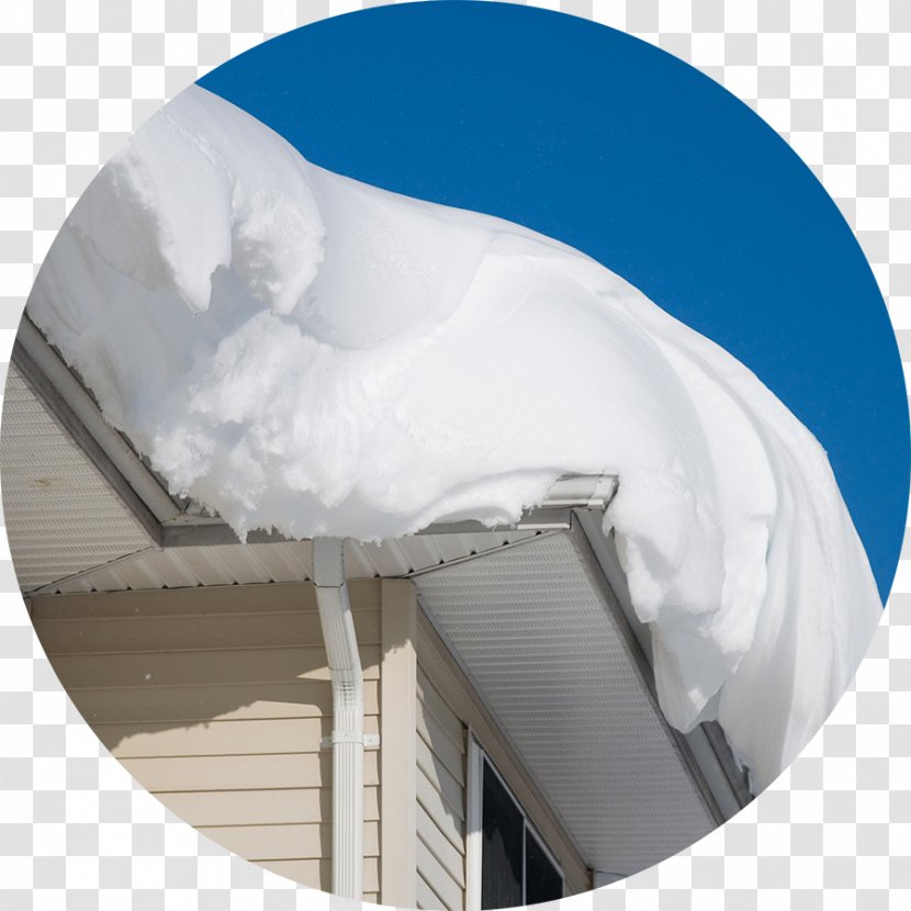 Roofer Snow Removal Ice Dam - Winter Transparent PNG