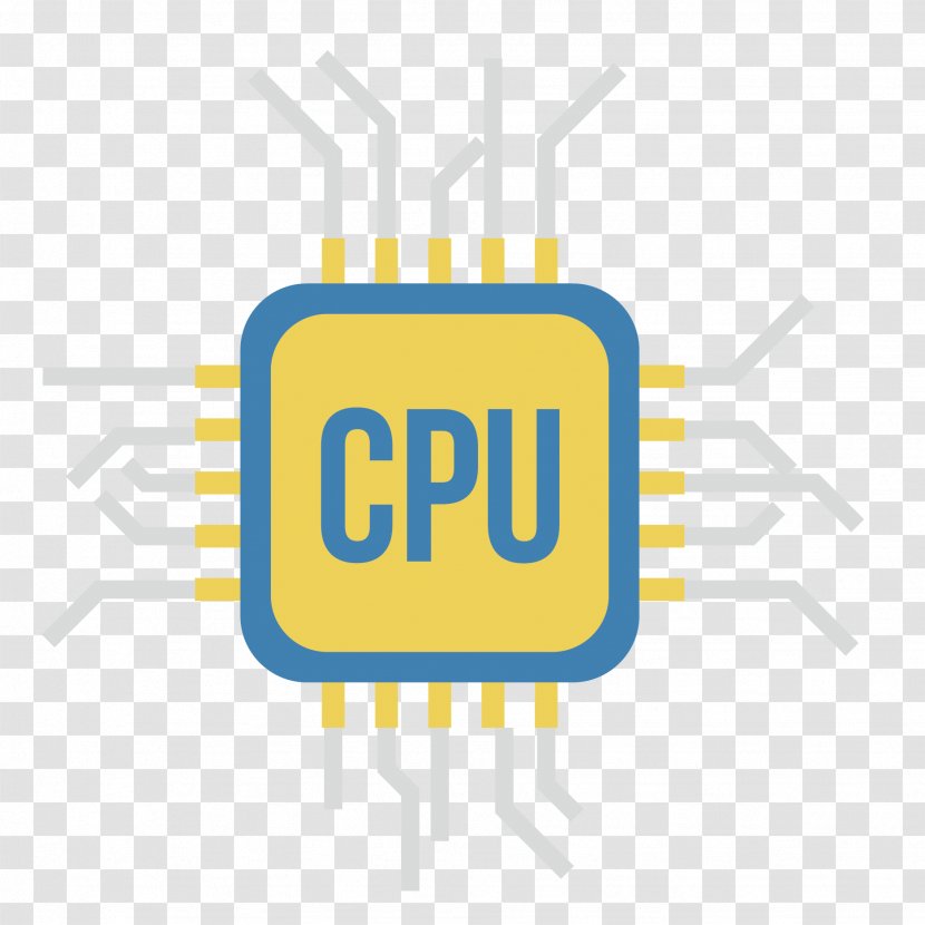 Brand Circle 7 Logo - Yellow - Vector CPU Transparent PNG