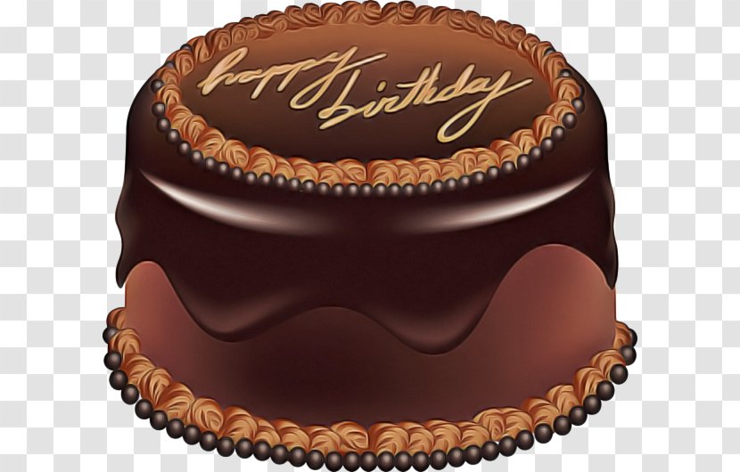 Birthday Cake - Ganache - Ingredient Pastry Transparent PNG