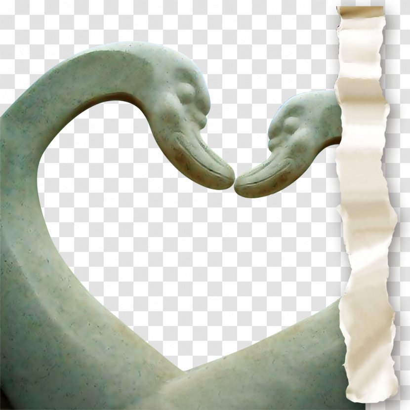 Cygnini Goose Download Google Images - Love - Swan Sculpture Transparent PNG