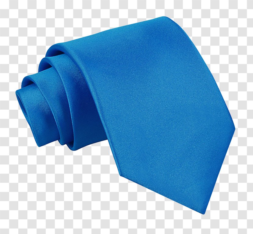 Necktie Satin Electric Blue Bow Tie - Clothing Accessories Transparent PNG