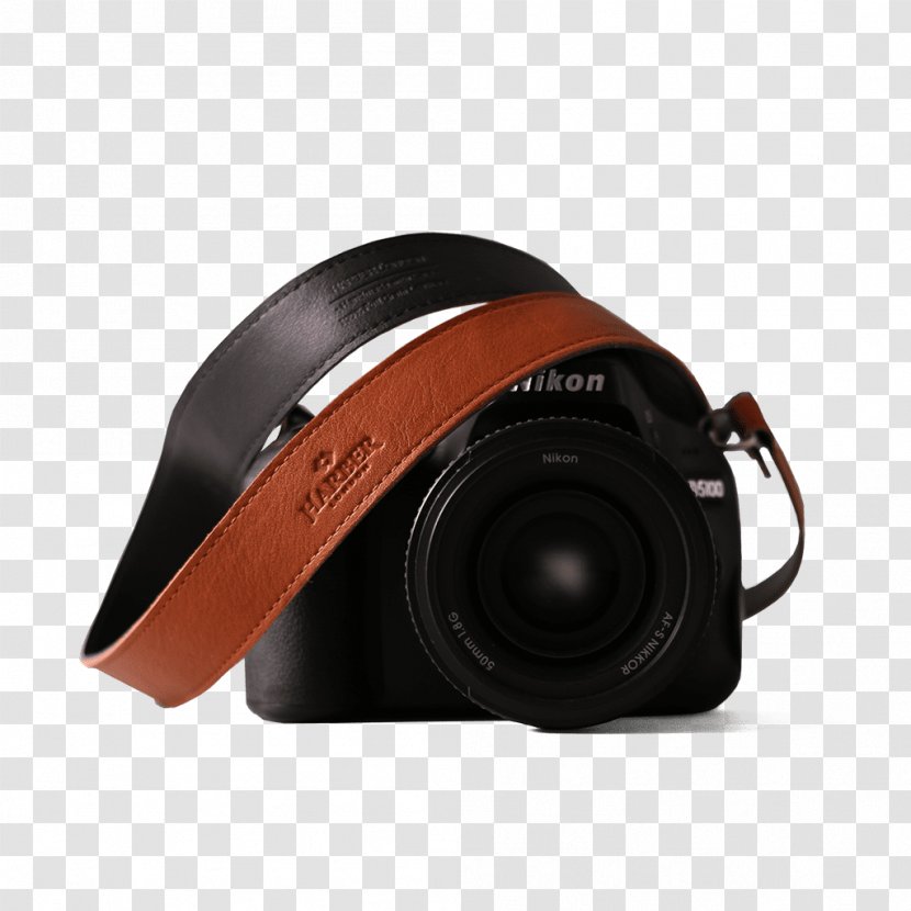Camera Lens Strap Canon Leather - Digital Slr Transparent PNG