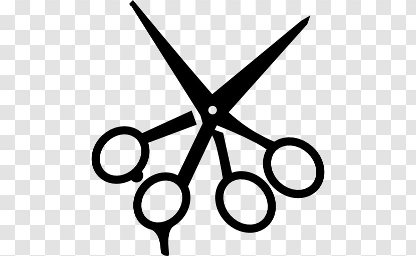 Scissors - Black And White - Hairdresser Transparent PNG