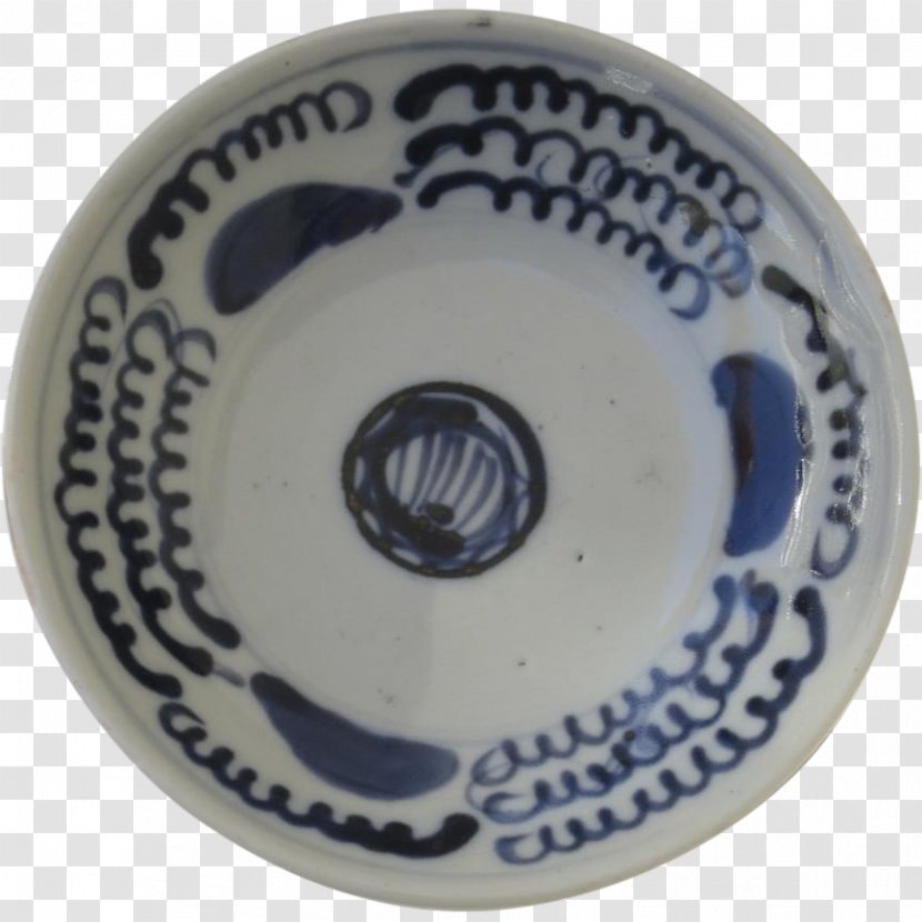 Porcelain Blue And White Pottery Kutani Ware Plate Transparent PNG