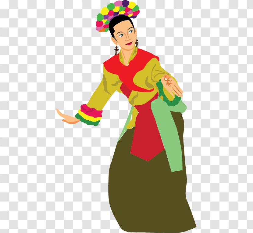 Headgear Character Costume Clip Art - Flower - Folk Dance Transparent PNG