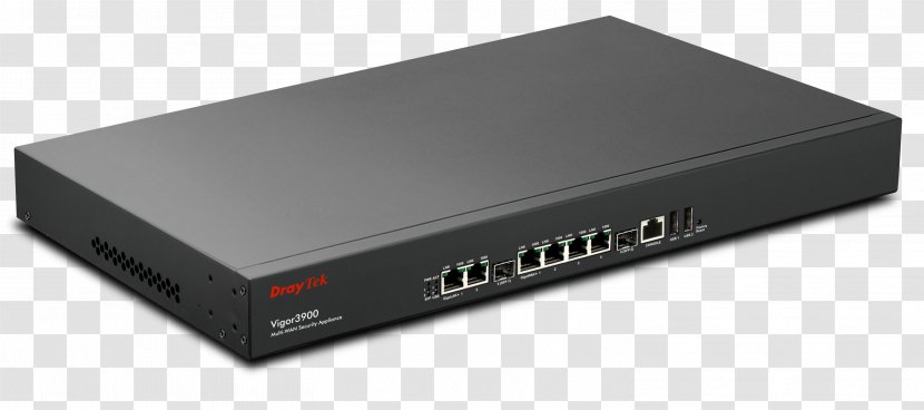 DrayTek Virtual Private Network Router Gigabit Ethernet Wide Area - Port - Server Transparent PNG