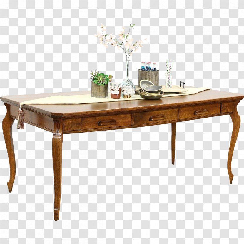 Table Writing Desk Hutch Computer - Wood Stain Transparent PNG
