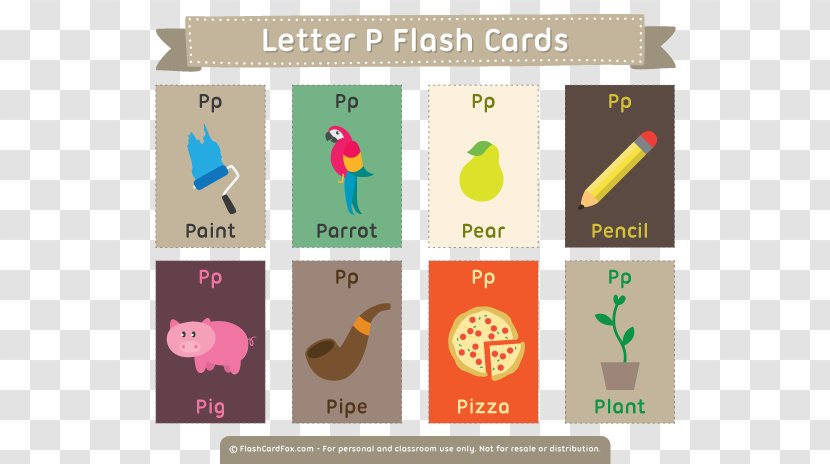 Flashcard Letter Learning Alphabet Vocabulary - Brand - P&g Transparent PNG