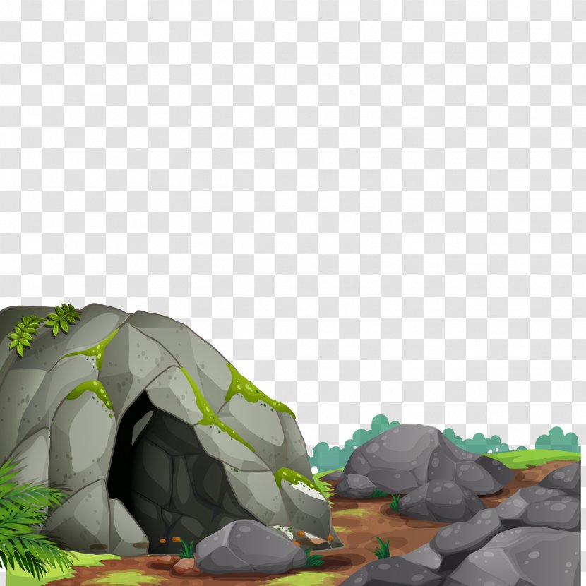 Bat Cave Illustration - Vector Transparent PNG