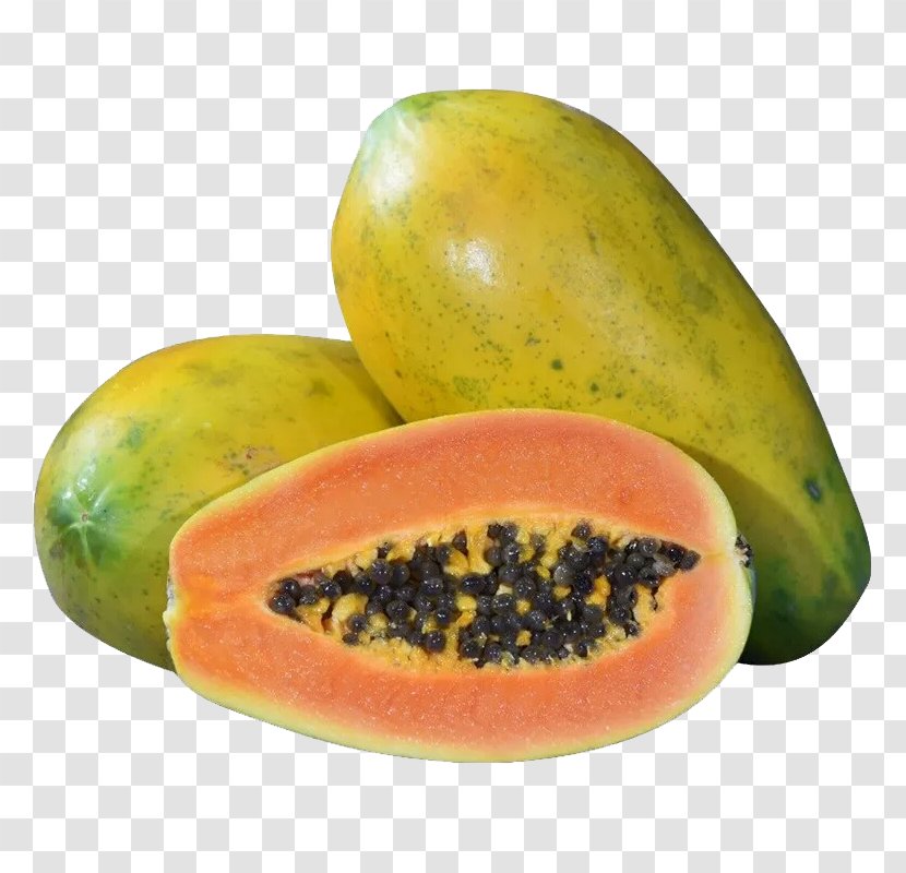 Papaya Watermelon Auglis Fruit - Frame - Free Pull Material Transparent PNG