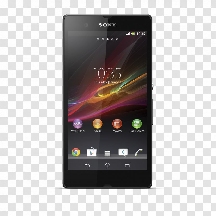 Sony Xperia Z1 ZL Mobile 4G - Smartphone Transparent PNG