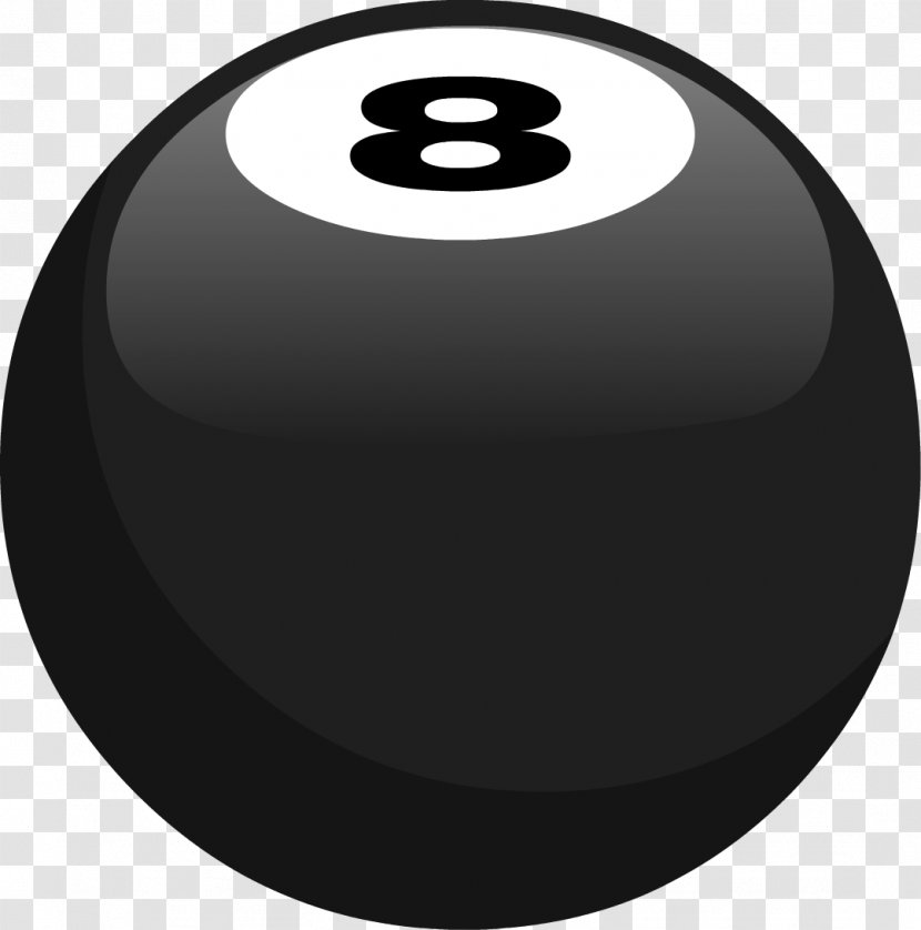 Eight-ball Billiard Balls Billiards Wiki - Black And White Transparent PNG