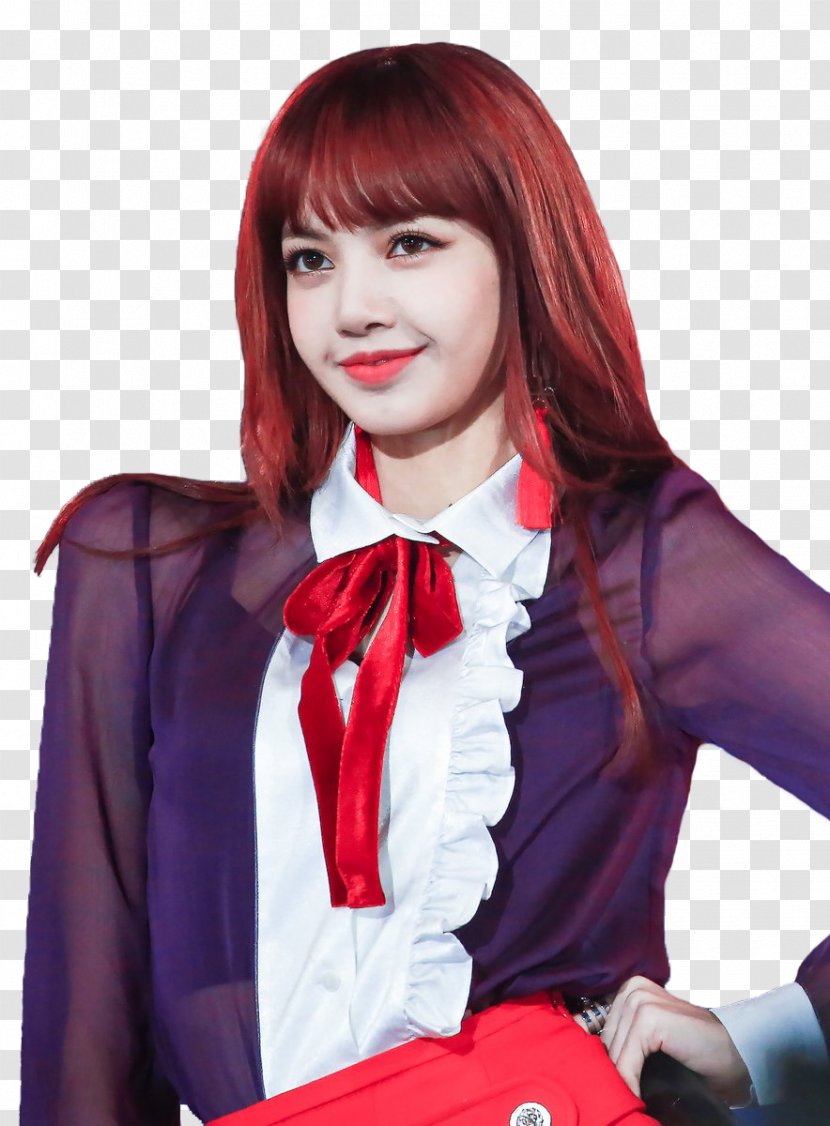 Lisa BLACKPINK DDU-DU Hair FOREVER YOUNG -KR Ver.- - Hairstyle - Rose Blackpink Transparent PNG