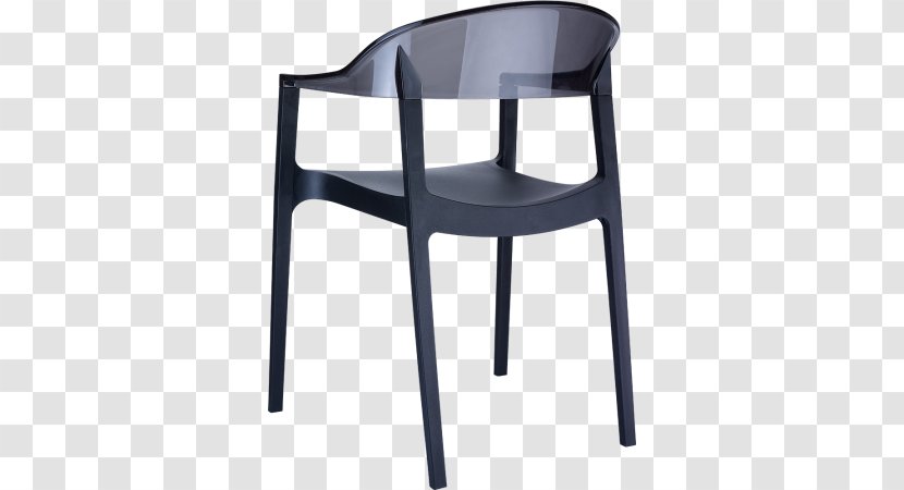 Chair Table Plastic Seat Armrest - Siesta - Lead Transparent PNG