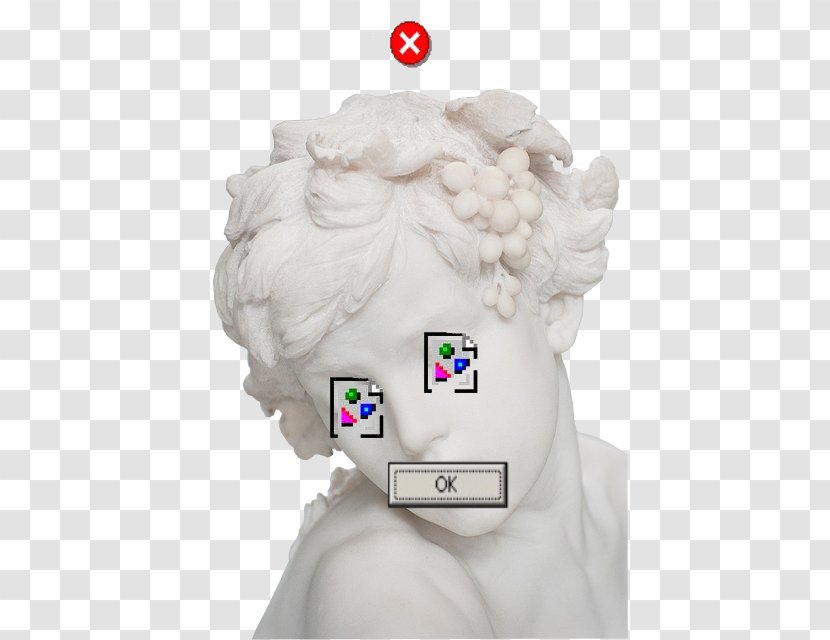 Vaporwave Aesthetics Statue Art Bust - Architecture Transparent PNG