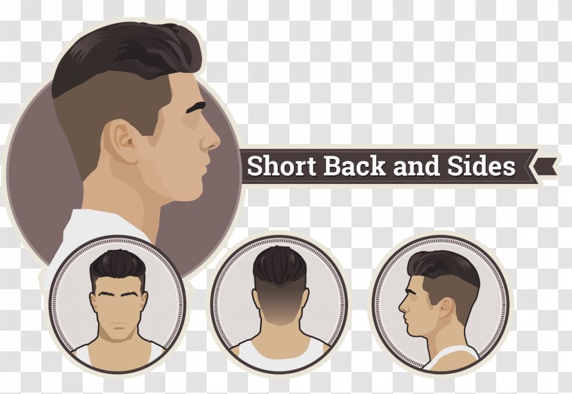 Regular Haircut Hairstyle Hair Clipper Ducktail - Fashion - Creative Men's Transparent PNG