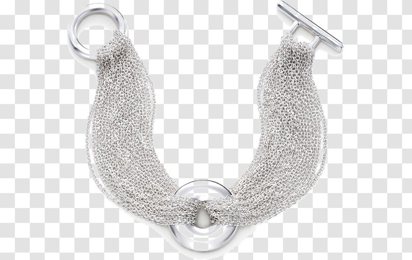 Silver Tiffany & Co. Jewellery Bracelet Chain - Fashion Accessory Transparent PNG