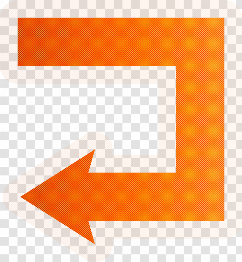 U Shaped Arrow Transparent PNG