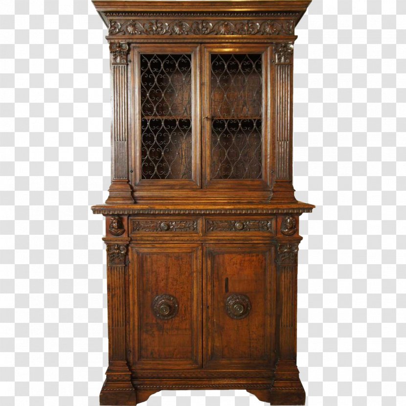 Italian Renaissance Cupboard Furniture Cabinetry - Antique Transparent PNG