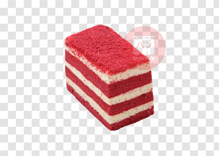 Birthday Cake Red Velvet Sponge Tart Cream - Buttercream Transparent PNG