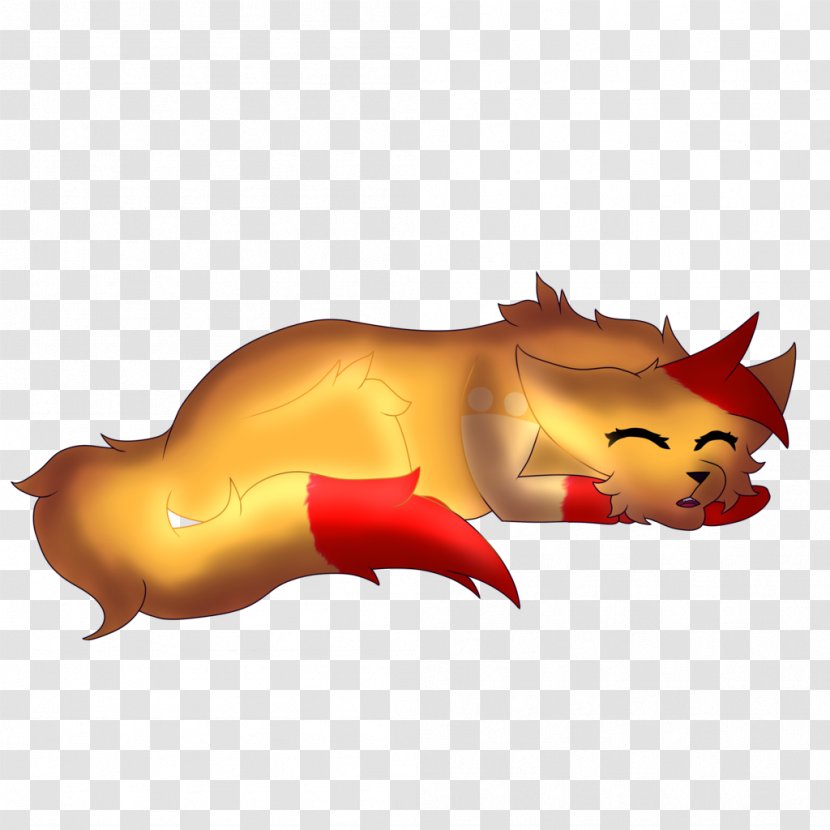 Red Fox Cat Clip Art Illustration - Mammal Transparent PNG