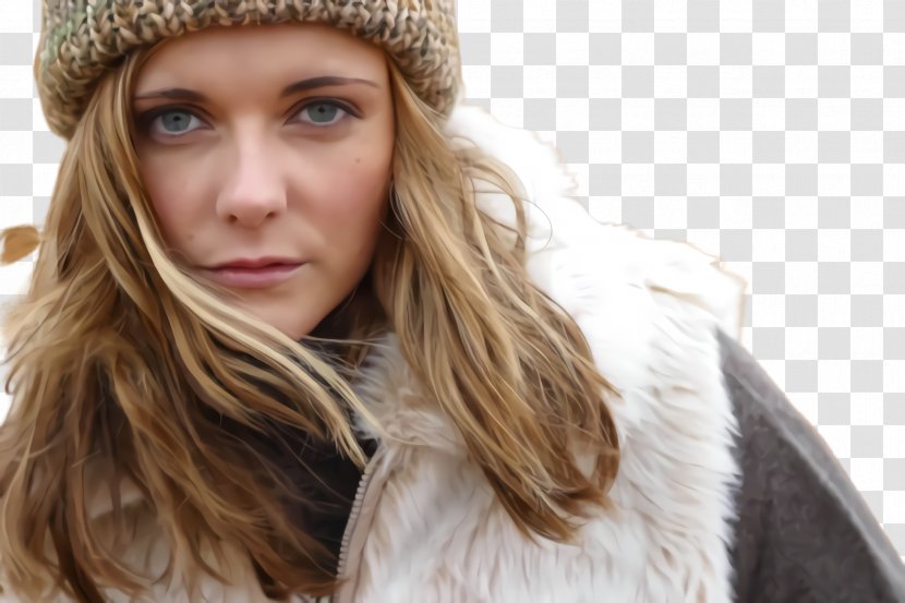 Hair Fur Beanie Clothing Blond - Hairstyle Transparent PNG