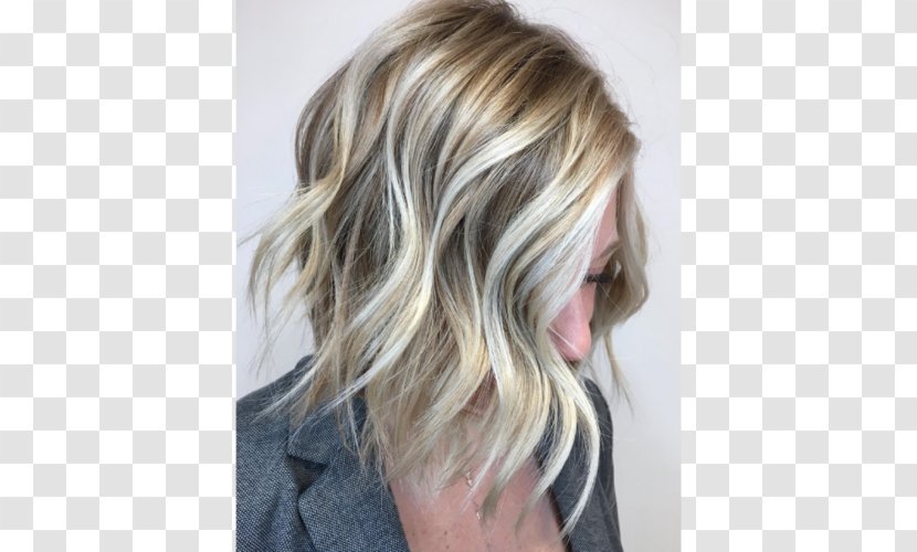 Blond Layered Hair Step Cutting Feathered - Feather Transparent PNG