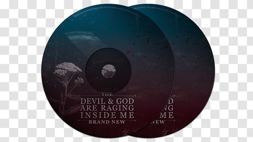 Compact Disc The Devil And God Are Raging Inside Me Brand Disk Storage - Label Transparent PNG