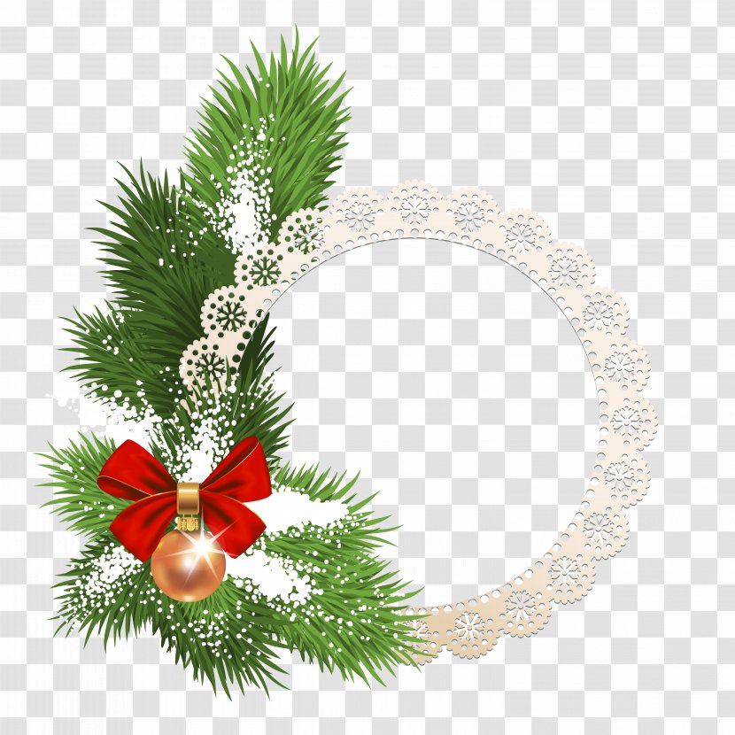 Christmas Ornament Picture Frames Candle Birthday - Pine Transparent PNG