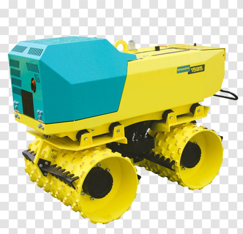Heavy Machinery Road Roller Compactor - Ammann Group - Tele Tower Transparent PNG