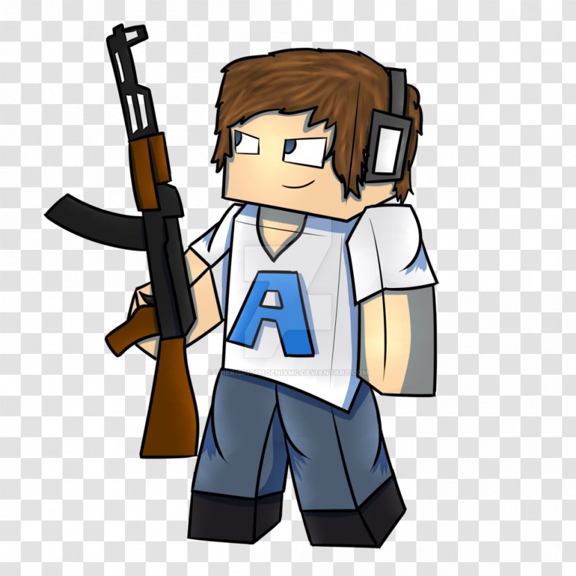 Minecraft Counter Strike Global Offensive Fan Art Video Game Cartoon Transparent Png - critical strike roblox fanart