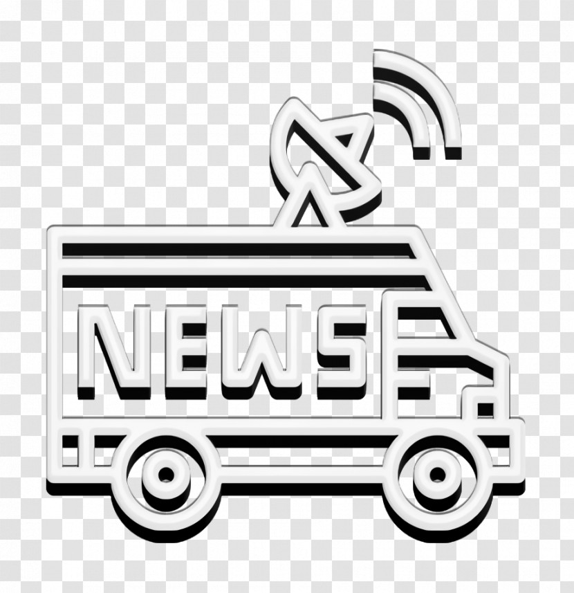 Newspaper Icon Truck Icon Broadcast Icon Transparent PNG