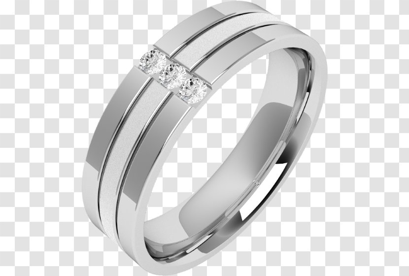 Wedding Ring Princess Cut Diamond - Men's Flat Material Transparent PNG