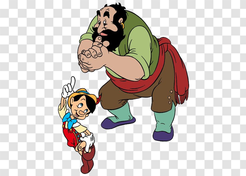 Mangiafuoco Candlewick Geppetto Stromboli The Fairy With Turquoise Hair - Muscle - Walt Disney Company Transparent PNG