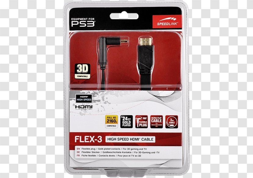 Electrical Cable Flex-3 High Speed HDMI Cable, Black Accessory PlayStation Electronics - Multimedia - Internet Transparent PNG