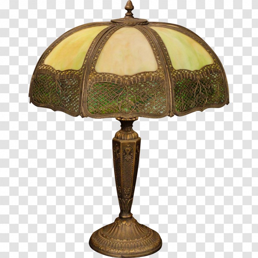 Antique Lamp Glass Lighting Electric Light - Collectable Transparent PNG