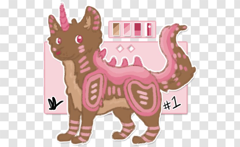 Cat Canidae Dog Clip Art - Pink Transparent PNG
