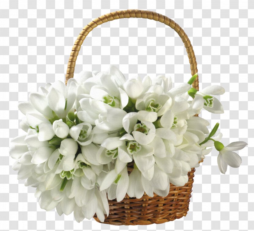 Basket Flowerpot White Wallpaper - Floral Design - Bouquet Of Material Transparent PNG