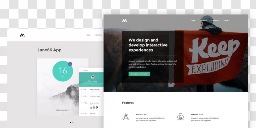 Responsive Web Design WordPress Theme Download Plug-in - Wordpress Transparent PNG