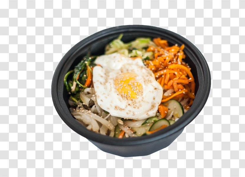 Korean Cuisine Bibimbap Asian Zzaam! Dish - Zzaam Fresh Grill - Small Transparent PNG