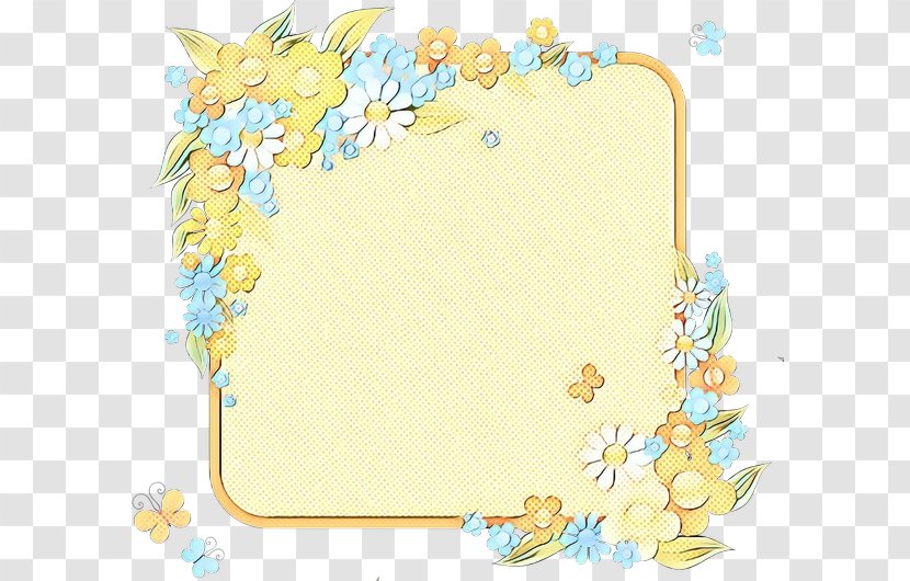 Picture Frames Yellow Design Product Character - Rectangle Transparent PNG