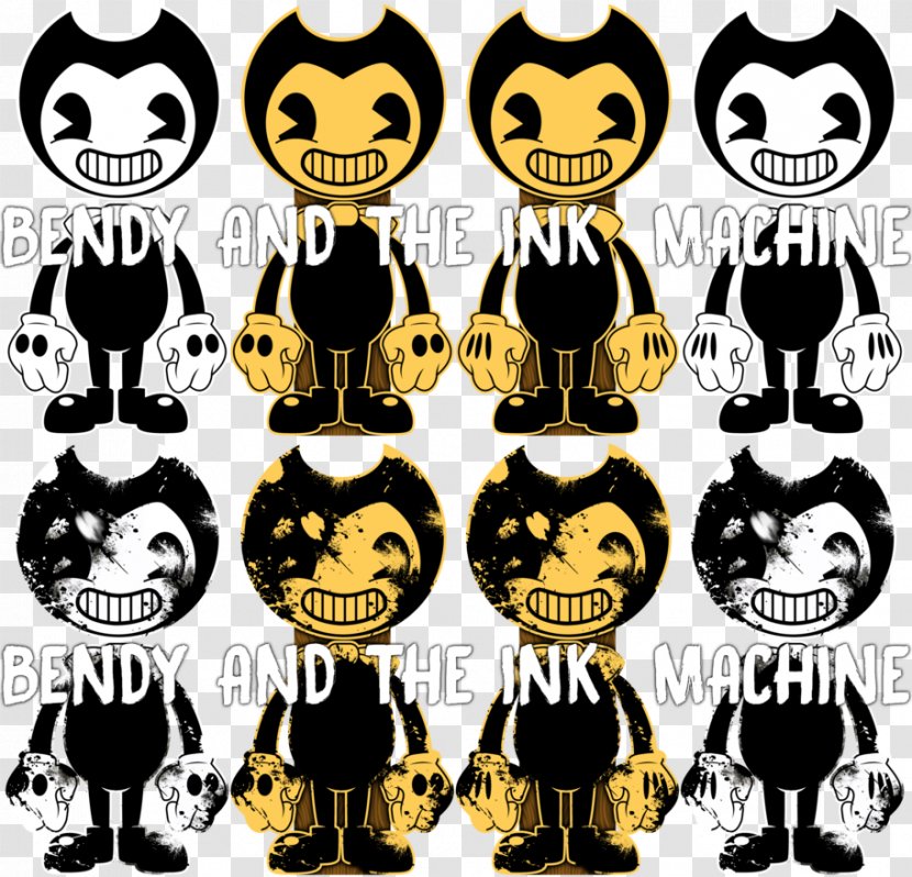 Bendy And The Ink Machine Devil Demon Drawing - Animation - Poster Transparent PNG