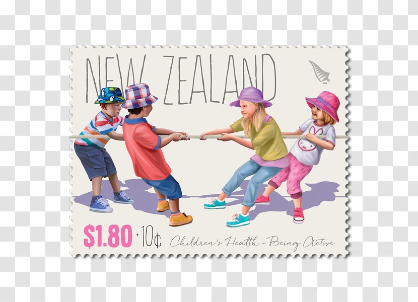 Health Stamp Postage Stamps And Postal History Of New Zealand School Playground Child Transparent PNG