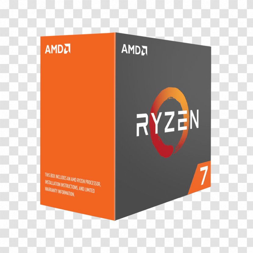 Socket AM4 AMD Ryzen 7 1700X Advanced Micro Devices Central Processing Unit - Computer System Cooling Parts Transparent PNG