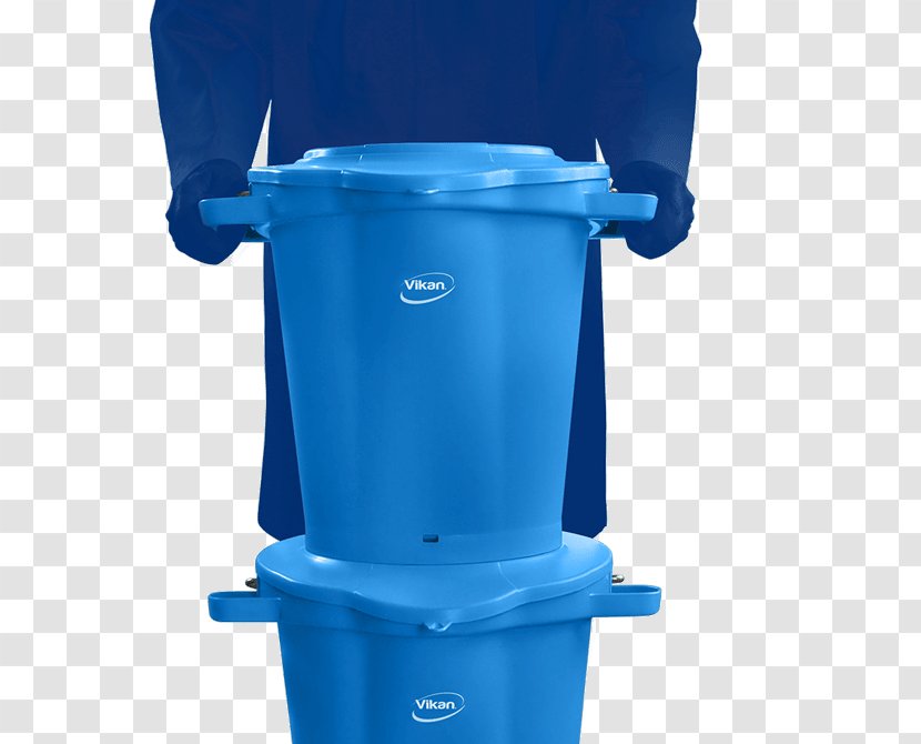 Rubbish Bins & Waste Paper Baskets Plastic Bucket Container Food - Cylinder Transparent PNG