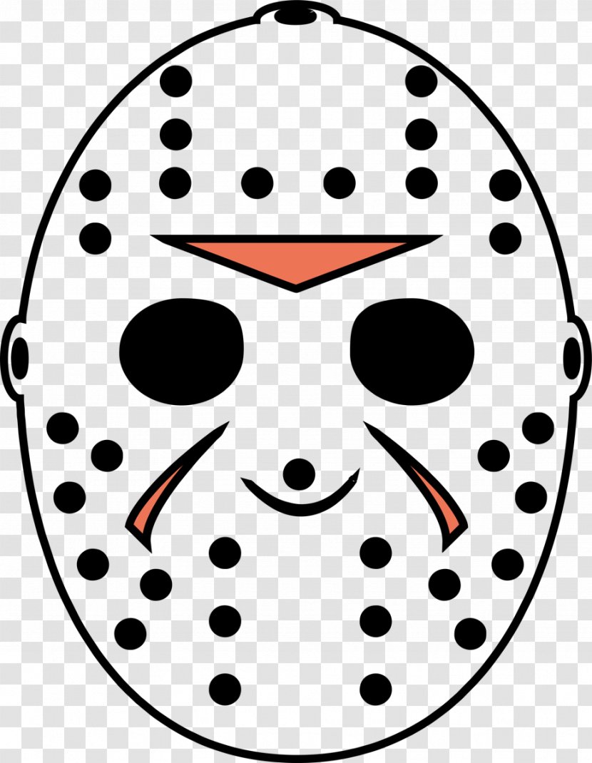 Halloween Mask Cartoon - Face - Costume Blackandwhite Transparent PNG