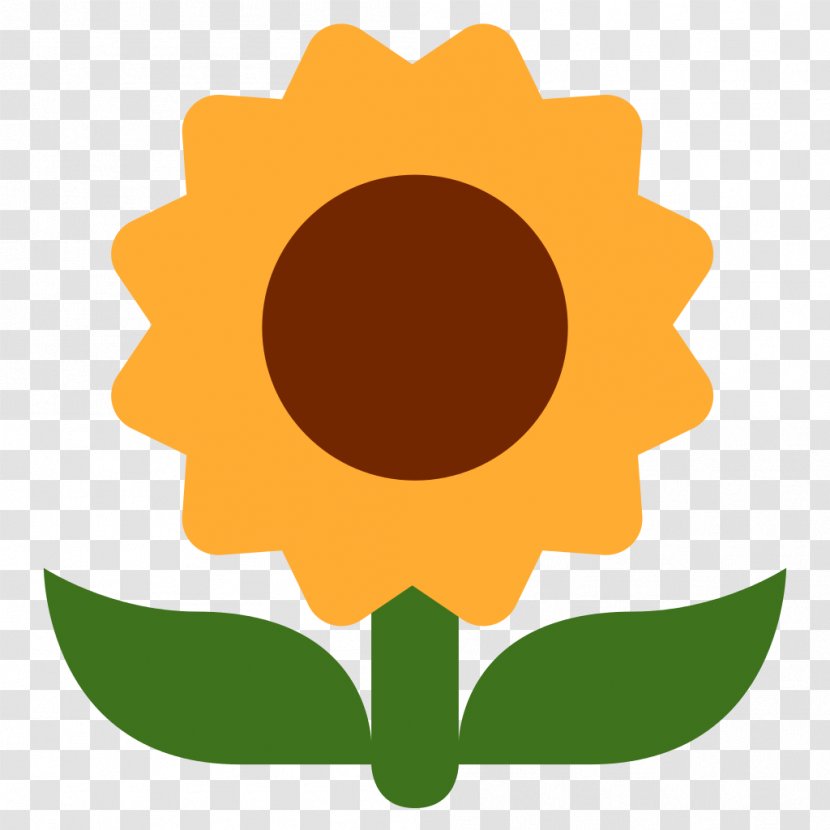 United States Emoji Text Messaging Sticker - Emojipedia - Sunflower Transparent PNG