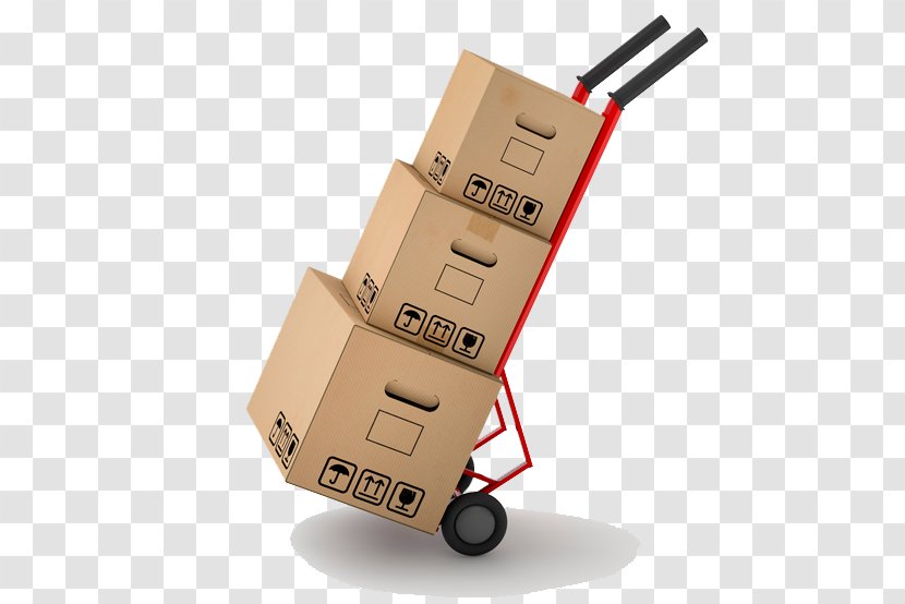 Mover Hand Truck Cardboard Box Corrugated Design - Stock Photography Transparent PNG