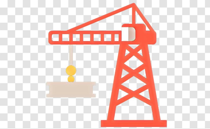 Line Sign Crane - Cartoon Transparent PNG